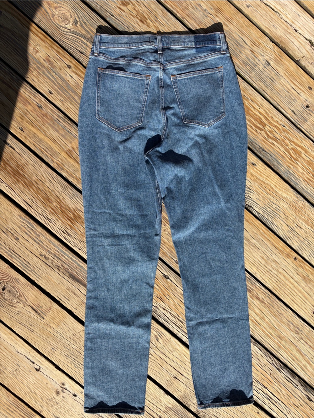 Abercrombie & Fitch the slim straight ultra high rise Jeans 31/12L curve love